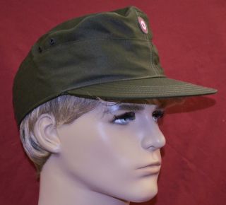 Austrian Military Surplus Item - Army Men Field Hat - Size 61 / Olive Drab 2