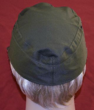 Austrian Military Surplus Item - Army Men Field Hat - Size 61 / Olive Drab 4