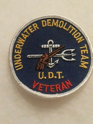 Patch - Vietnam Ww2 Us Navy Underwater Demolition Team (udt Veteran)