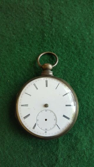 Rare Antique M.  J.  Tobias Marked On Movement Pocket Watch