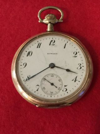 E.  Howard Pocket Watch,  Pat’ 12,  17 J,  12 Size,  J.  Boss 14k Gold Filled,  Not W