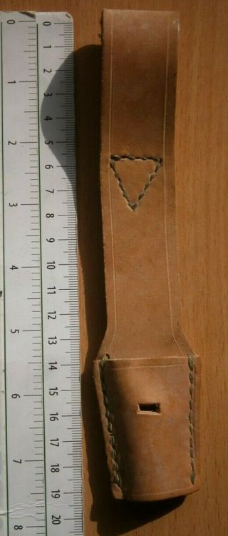 M56 Mp - 38 Bayonet Frog Yugoslavia Army Leather Support Case Holder Pouch