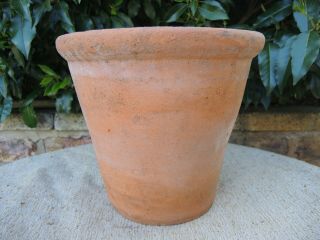 Rare Old Vintage Terracotta Plant Pot 10 " Diameter (496)