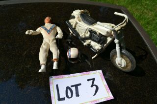 Evel Kneivel Doll And Cycle 1970 