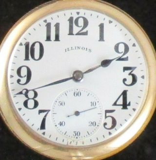 Illinois Watch Co. ,  Penn Special,  16 Size,  19 Jewels - Gold Filled Case - 1919