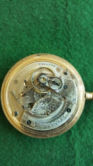 18S Antique Hamilton 924 Pocket watch 2
