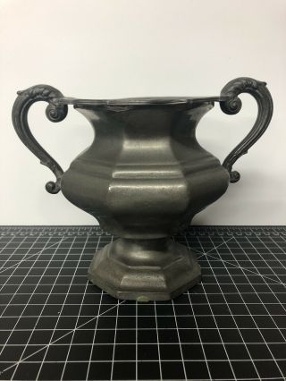 19th Century Antique Federal Victorian Britannia Leonard Reed Barton Pewter