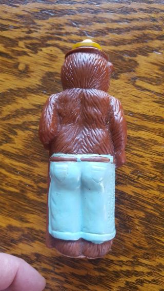 Vintage Smokey The Bear Prevent Forest Fires Rubber Squeak Toy 3
