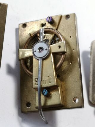 6 Vintage Clock Platform Escapements With Broken Balances B04 3