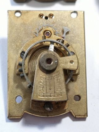 6 Vintage Clock Platform Escapements With Broken Balances B04 5