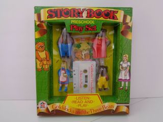 Hg Toys Vintage Story Book Goldilocks Preschool Playset Listen And Play