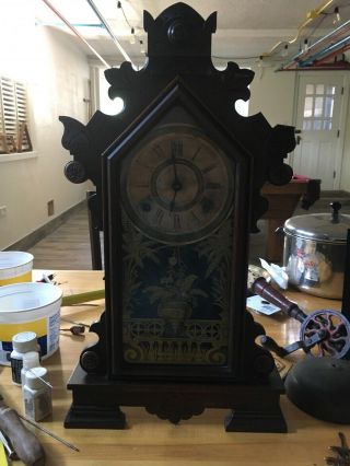 Antique Ansonia Shelf Parlor Clock " Gramercy " Model