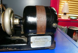 Antique Willcox & Gibbs Automatic Noiseless Sewing Machine 4