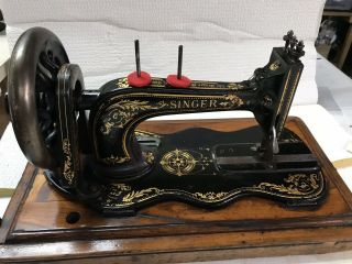 1887 Singer 12K Hand Crank Sewing Machine FANTASTIC 2
