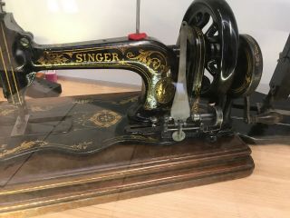 1887 Singer 12K Hand Crank Sewing Machine FANTASTIC 3