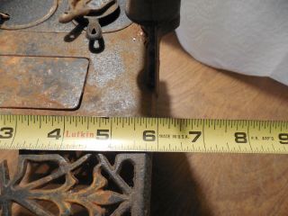 antique salesman sample cast iron Crescent Cook Stove 4