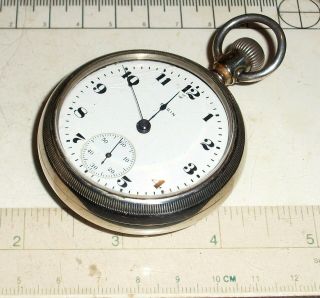 Elgin Antique American Pocket Watch Good Runner Grade 294 Circa 1917