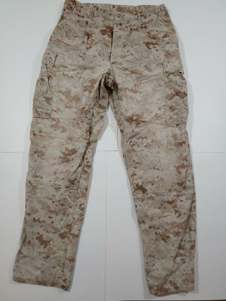 Military Desert Combat Trousers Cargo Pants Medium Long 32 - 35 (c52)