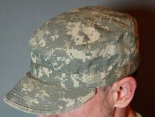 Army Acu Ucp Digital Camo Us Military Patrol Combat Sweat Stained Map Pocket Cap
