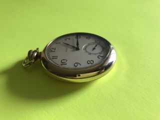 1934 Elgin 16s 15j 10k Gold Rolled Plate Pocket Watch Running & Keeping Time