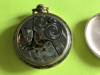 1934 Elgin 16s 15j 10K Gold Rolled Plate Pocket Watch Running & Keeping Time 6