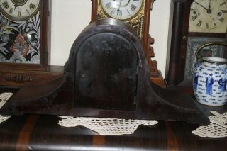 Antique Ansonia Tambour Mantle Clock Westminster Chimes Sonia No.  1 6