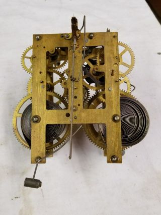 Antique Sessions 8 Day Mantel Clock Movement,
