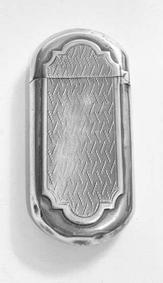 1900s Whiting Sterling Needle Case? Or Match Safe? Perhaps Only the Shadow Knows 2