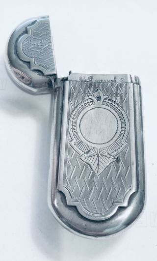 1900s Whiting Sterling Needle Case? Or Match Safe? Perhaps Only the Shadow Knows 3