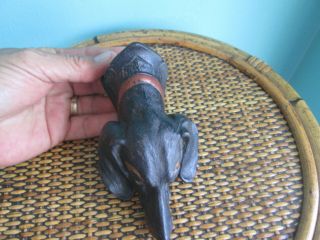 Depose CAST IRON Dachshund PAPER CLIP Document Holder,  Wall,  Desk Paperweight 6