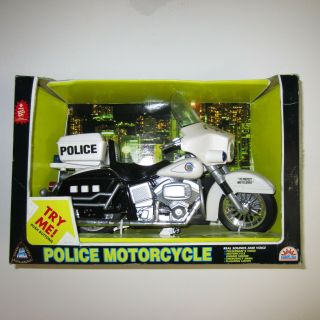 Vintage Funrise Inc Toy Police Motorcycle 90 