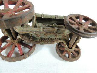 Antique Arcade Toy Cast Iron Fordson Tractor with Decal 6