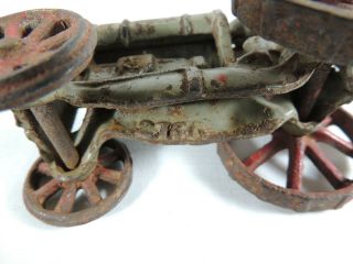 Antique Arcade Toy Cast Iron Fordson Tractor with Decal 7