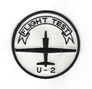 Lockheed Spy Plane Flight Test U - 2 Military Aircraft Insignia Patch (ref.  695c)