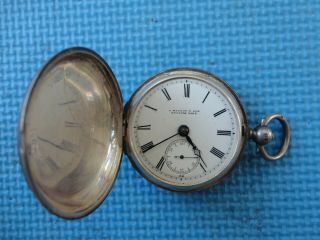 Antique Sterling Silver Pocket Watch,