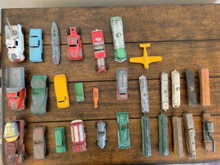 Vintage Tootsie Toy Die Cast Cars,  Trucks,  Train,  Plane,  Boat