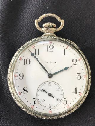 Vintage Ladies Elgin Pocket Watch 15 Jewels