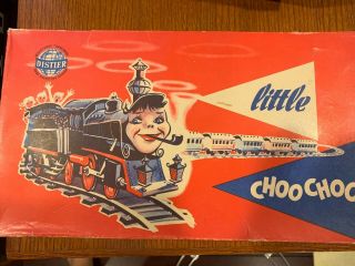 Vintage Western Germany Distler Little Choo Choo Tin Windup Train W/ Box