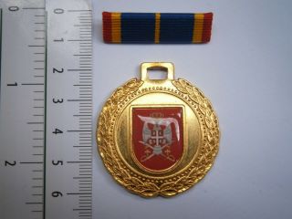 Serbia Serbian Army Actual Medal For 200 Years,  Ribbon Ex Yugoslavia Military