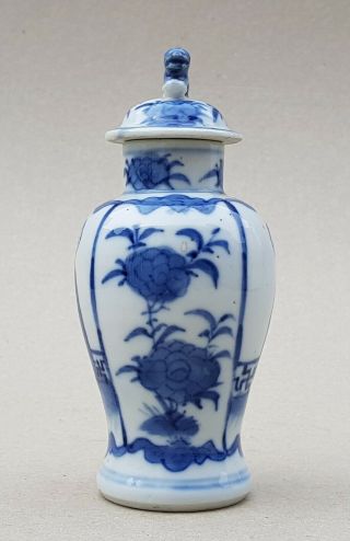 18TH / 19TH C ANTIQUE CHINESE BLUE AND WHITE PORCELAIN VASE,  LONG ELIZA 2