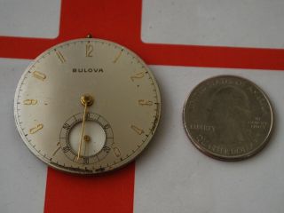 Vintage BULOVA 17AH 17J Pocket Watch Movement - - 3