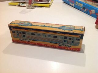Pennsylvania Express Limited Tin Litho Friction Train Orig Box 1950 