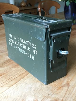 Ammo Can Box Us Army Military Surplus M19a1 Metal Box Lid Seal
