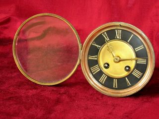 Good Quality French 8 Day Striking Clock Movement & Dial