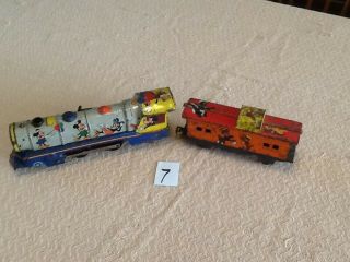 Mickey Mouse Toy Train Antique