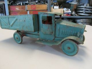 Metalcraft Vintage Toy Dump Truck Stamped Steel Pressed Steel 1930 