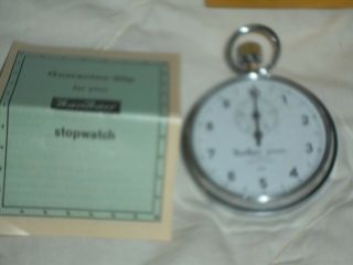 Vintage Hanhart 7 Jewel Shockproof 1/10Sec Stopwatch Stop Watch 3