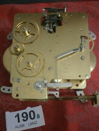 HERMLE 340 - 020 FHS Clock MOVEMENT Westminster Chime mantle wall bracket parts 3