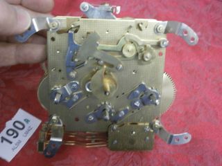 HERMLE 340 - 020 FHS Clock MOVEMENT Westminster Chime mantle wall bracket parts 4