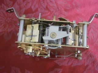 HERMLE 340 - 020 FHS Clock MOVEMENT Westminster Chime mantle wall bracket parts 7